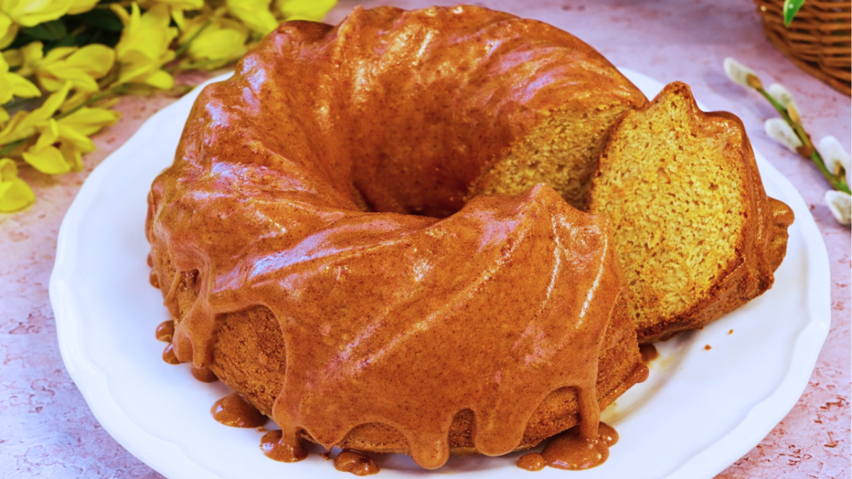 keto babka wielkanocna marchewkowa