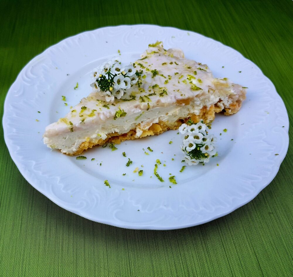 keto tarta z rabarbarem