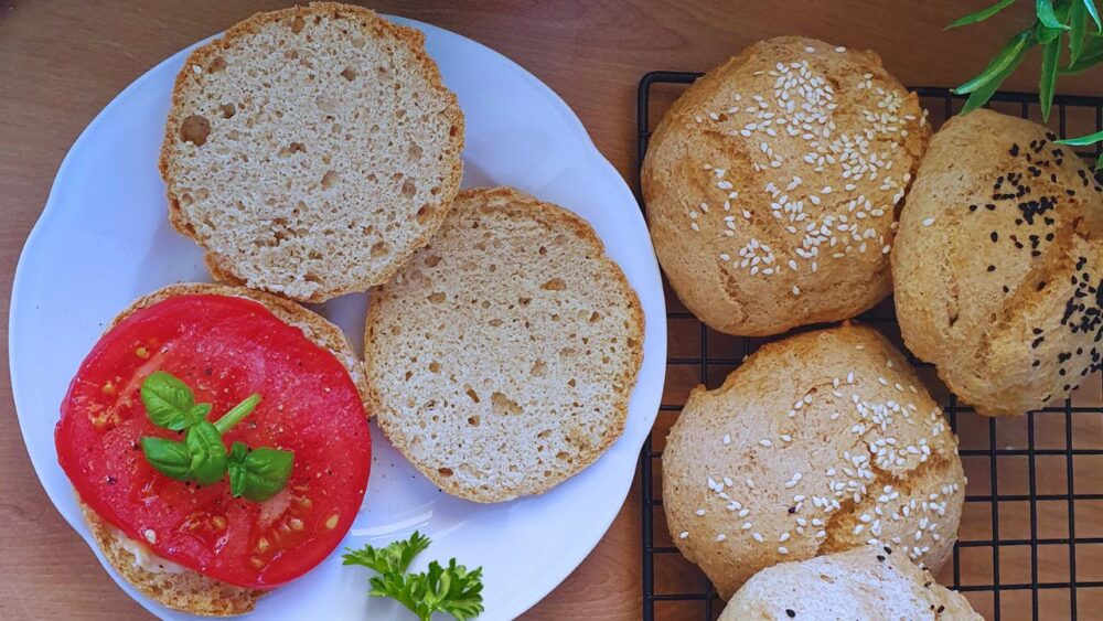 keto bułki bez twarogu bez babki jajowatej