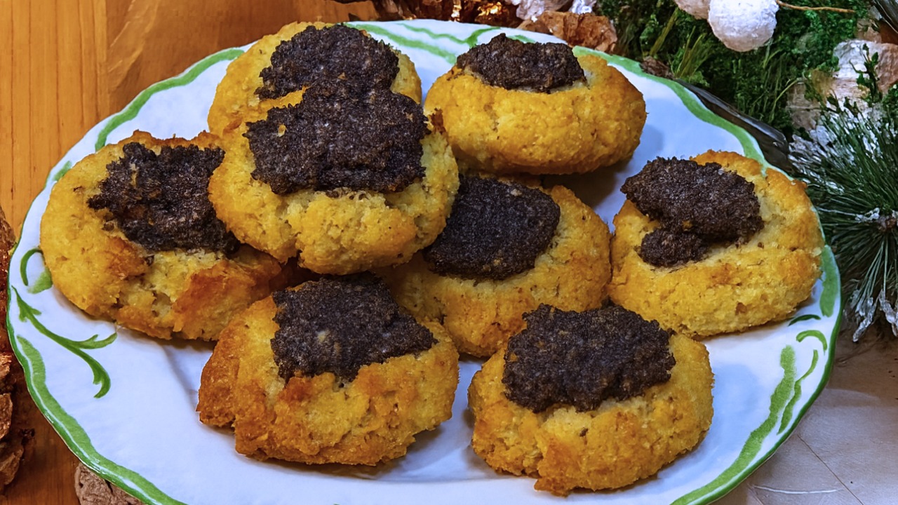 kokosowe keto ciastka z makiem