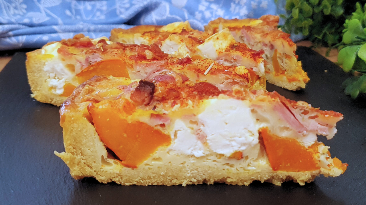 dyniowa keto tarta z fetą saganek.pl