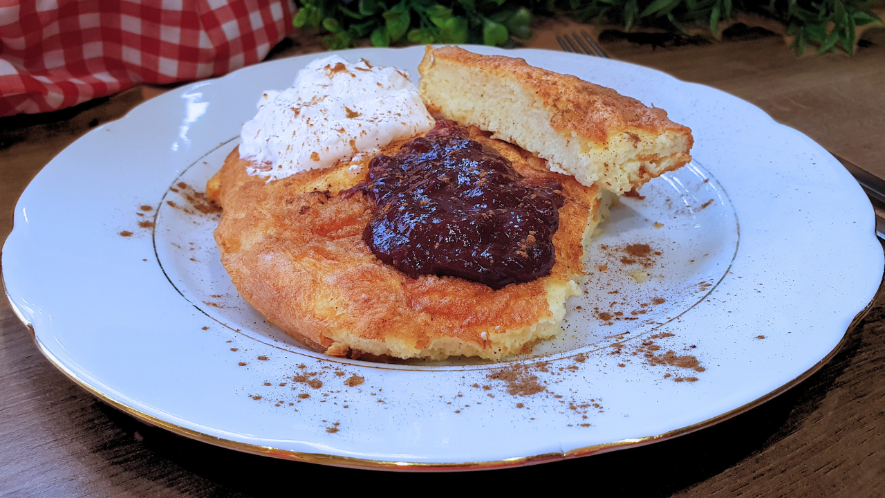 pieczony omlet białkowy