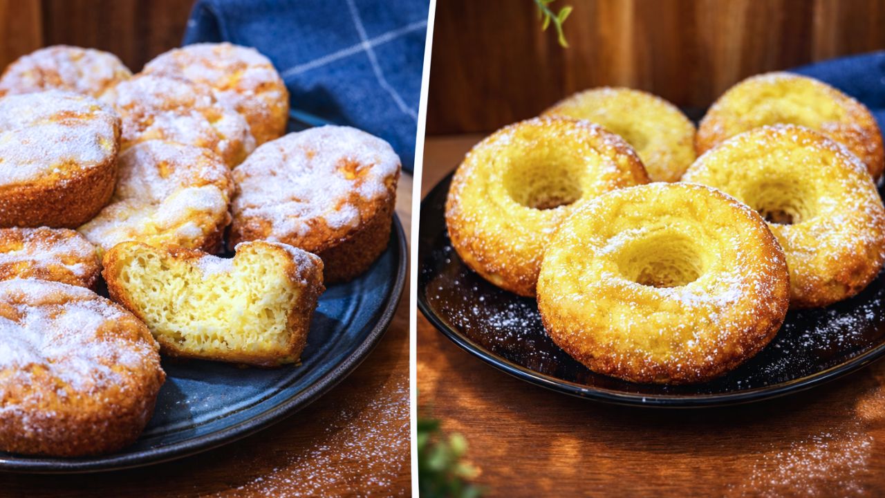 keto babeczki z lukrem