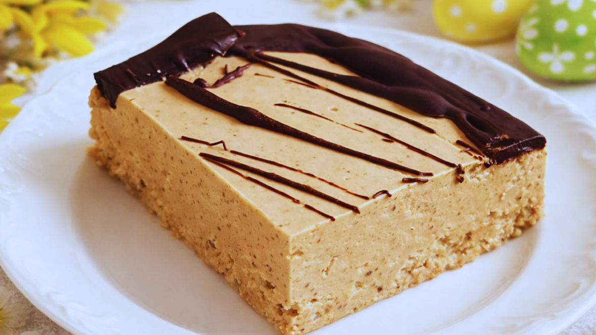 deser kawowy | keto mazurek bez pieczenia