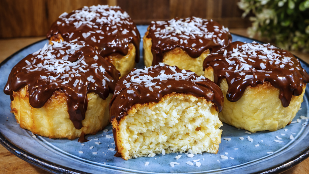 kokosowe keto babeczki bez mąki