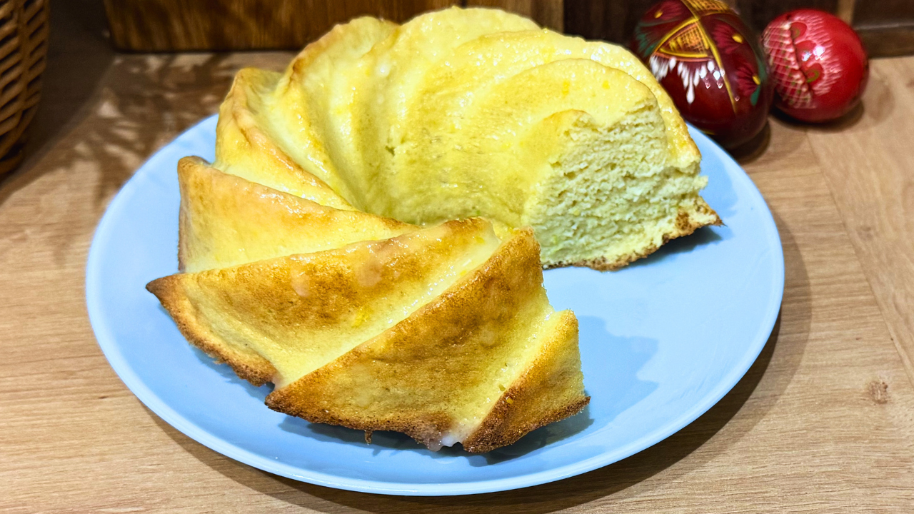 budyniowa babka wielkanocna