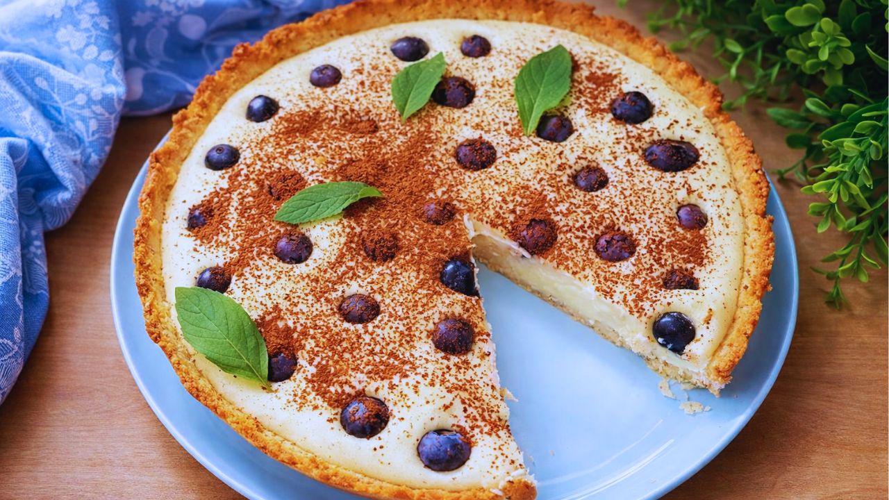 keto tarta z budyniem