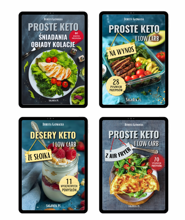 Ogarnij keto bez chaosu – pakiet e-booków keto i low carb